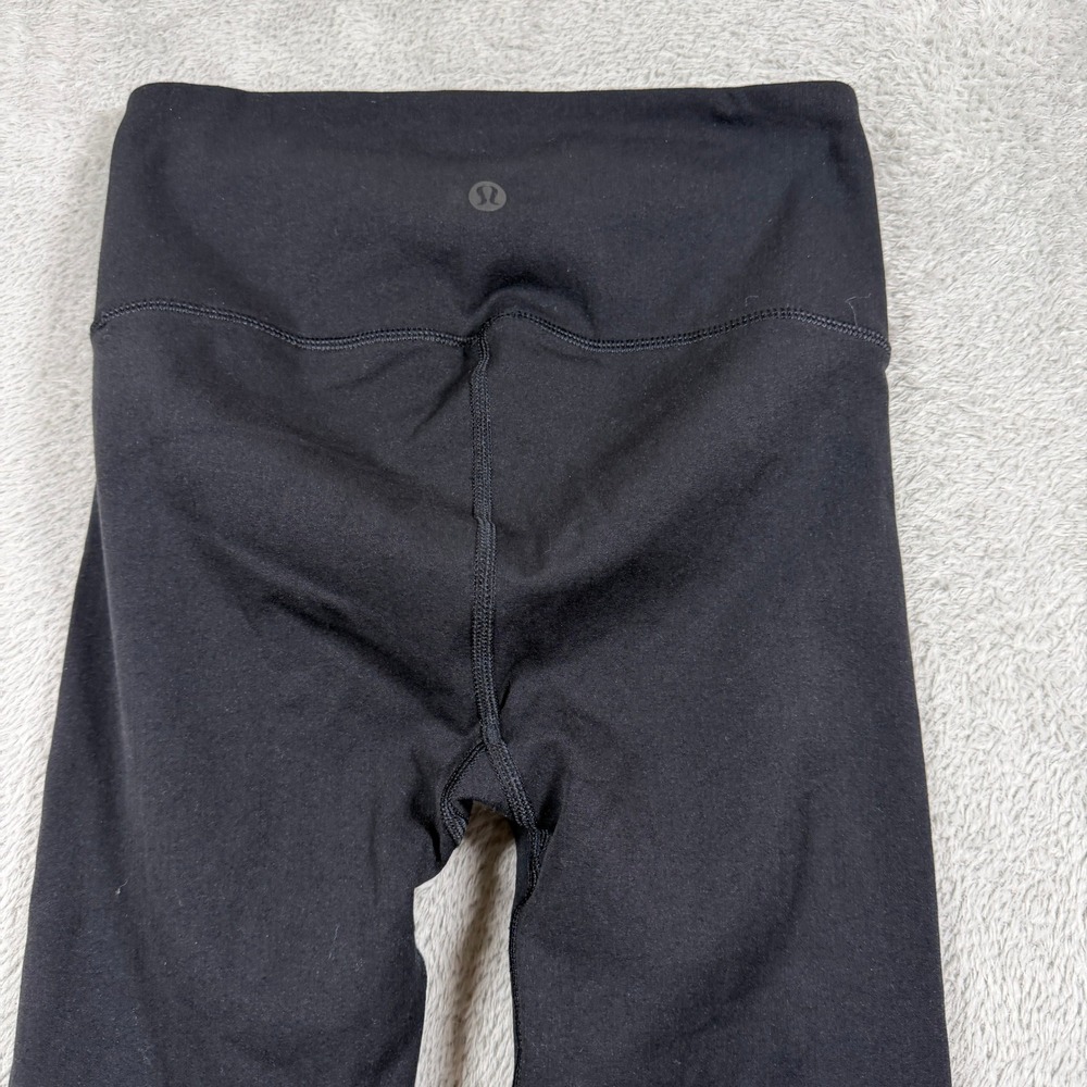 Lululemon Reveal Tight Lattice Pailey High-Rise Leggings Women 4 Black LW5AWNS - Picture 4 of 8